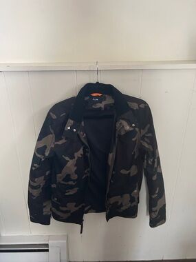 Jack Spade Men's Camo Bomber Jacket - Black & Olive